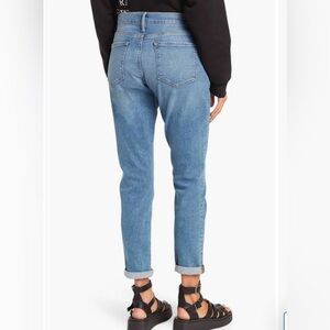 Frame Le Garcon Cuffed Crop Jeans in Bixby Size 30